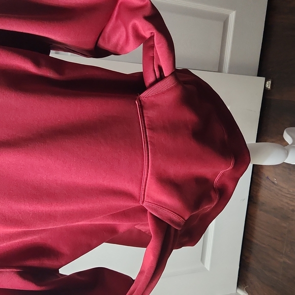 UNDER ARMOUR HOODIE MENS SIZE L DARK RED COLOR - Picture 3 of 6